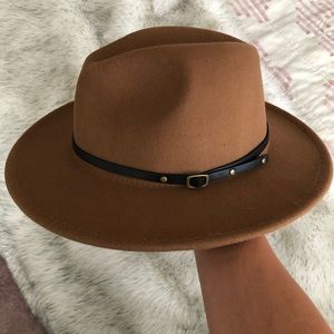 Brand new Brown wide brim rancher hat
